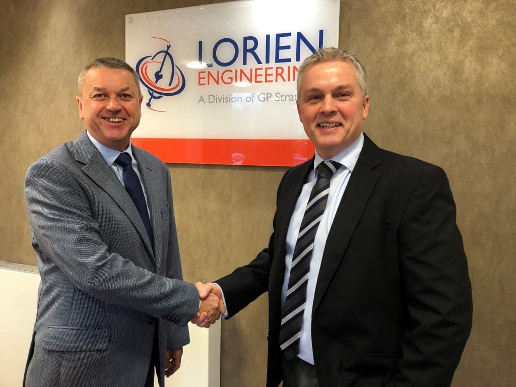 (L to R) Group Lorien MD Steve Slater and new Lorien UK MD Dave Mallinson (2)