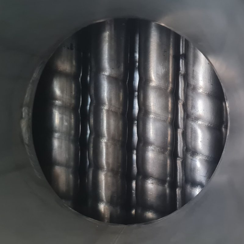 HRS Heat Exchangers uses corrugated tubes in its tubular heat exchangers to create smaller, more efficient systems