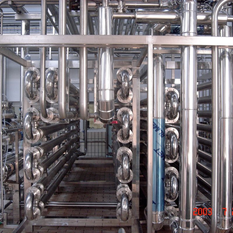 Heat exchangers are widely used to cool or pasteurise drinks